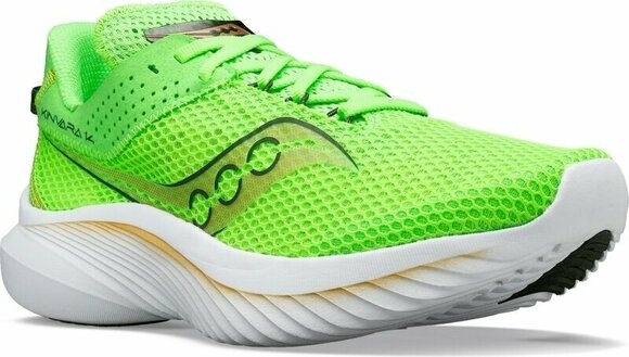 Road running shoes Saucony Kinvara 14 Mens Shoes Slime/Gold 41 Road running shoes - 3