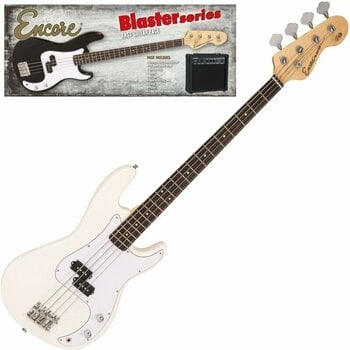 Električna bas gitara Encore E40 Blaster Pack Vintage White Vintage White - 18