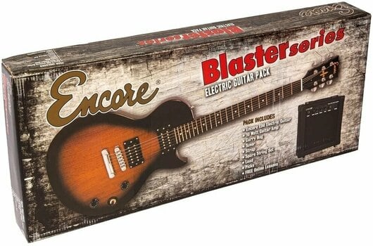 Elektrická gitara Encore E90 Blaster Pack Tobacco Sunburst Sunburst - 10