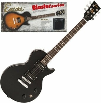 Elektromos gitár Encore E90 Blaster Pack Gloss Black Gloss Black - 17