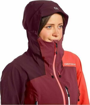 Outdoor Jacke Ortovox Westalpen 3L W Coral L Outdoor Jacke - 5