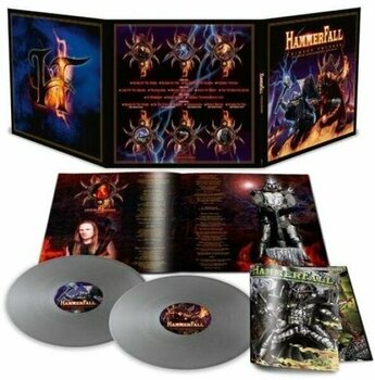 Disco in vinile Hammerfall - Crimson Thunder - 20 Year Anniversary Edition (Silver Coloured) (2 LP) - 2