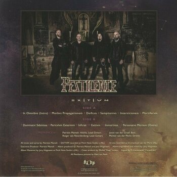 Vinyylilevy Pestilence - E X | T | V M (Limited Edition) (Clear Coloured) (LP) - 3
