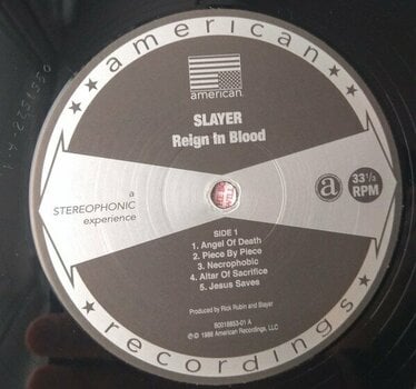 LP Slayer - Reign In Blood (180g) (LP) - 2