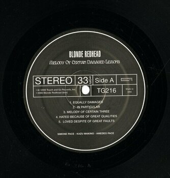 Vinyl Record Blonde Redhead - Melody Of Certain Damaged Lemons (LP) - 2