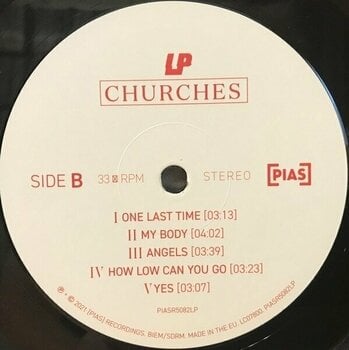 Vinyl Record LP (Artist) - Churches (2 LP) - 3