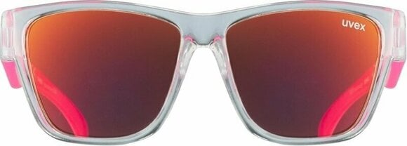 Livsstil briller UVEX Sportstyle 508 Clear Pink/Mirror Red Livsstil briller - 2