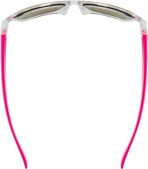 Livsstil briller UVEX Sportstyle 508 Clear Pink/Mirror Red Livsstil briller - 4