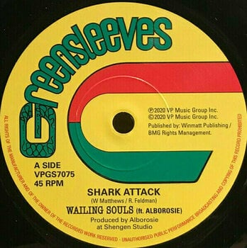 Vinyl Record Wailing Souls/Alborosie - Shark Attack (7" Vinyl) - 2