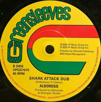 Vinyl Record Wailing Souls/Alborosie - Shark Attack (7" Vinyl) - 3