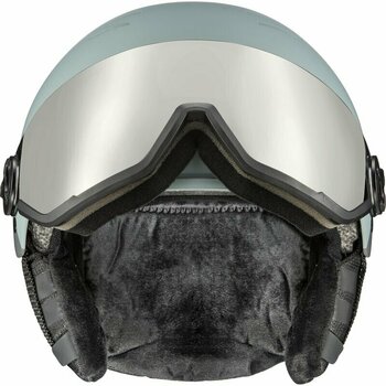Lyžařská helma UVEX Wanted Visor Glacier/Rhino Mat 58-62 cm Lyžařská helma - 2