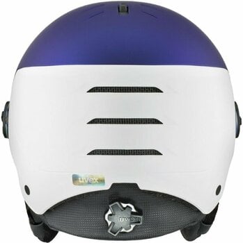 Lyžařská helma UVEX Wanted Visor Purple Bash/White Mat 54-58 cm Lyžařská helma - 3