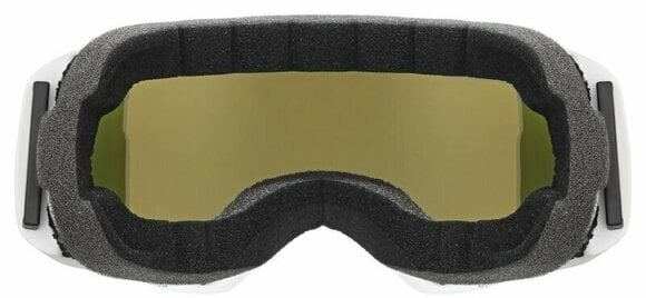 Skibriller UVEX Xcitd White Mat Mirror Rose/CV Green Skibriller - 3