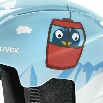 Ski Helmet UVEX Viti Set Junior Light Blue Birdy 46-50 cm Ski Helmet - 2
