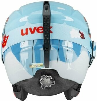 Lyžařská helma UVEX Viti Set Junior Light Blue Birdy 46-50 cm Lyžařská helma - 4