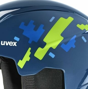 Casque de ski UVEX Viti Set Junior Blue Puzzle 46-50 cm Casque de ski - 2