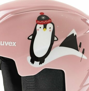 Lyžařská helma UVEX Viti Set Junior Pink Penguin 46-50 cm Lyžařská helma - 2