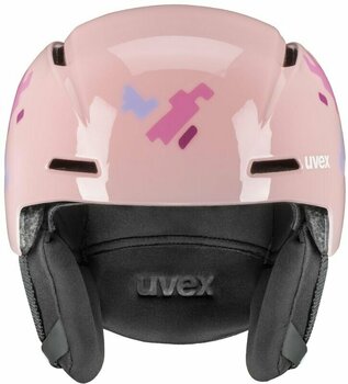 Lyžařská helma UVEX Viti Junior Pink Puzzle 51-55 cm Lyžařská helma - 2