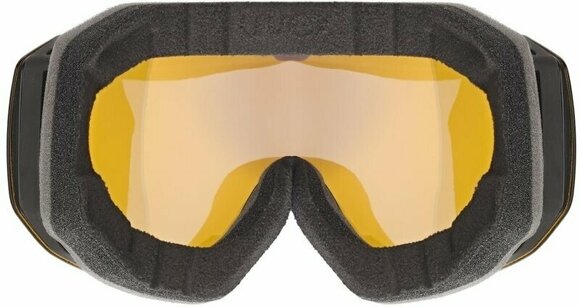 Masques de ski UVEX Epic Attract Black Mat Mirror Silver/Contrastview Yellow Lasergold Lite Masques de ski - 3
