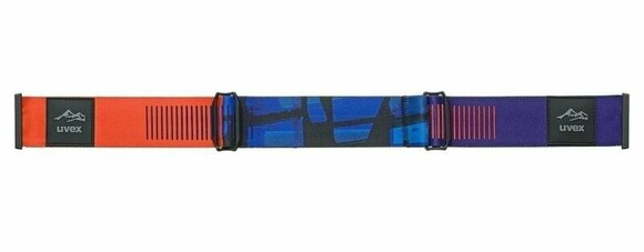 Ski-bril UVEX Epic Attract Black Mat Mirror Blue/Contrastview Smoke Lasergold Lite Ski-bril - 4