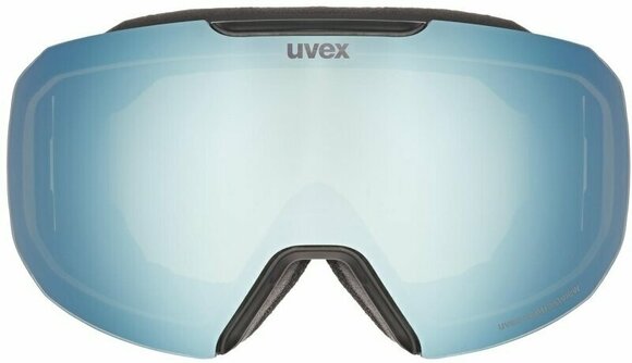 Ski Goggles UVEX Epic Attract Black Mat Mirror Sapphire/Contrastview Green Lasergold Lite Ski Goggles - 2