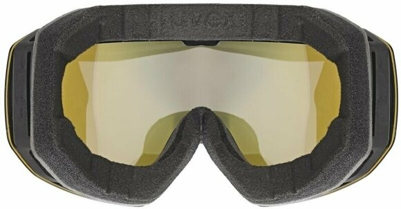 Masques de ski UVEX Epic Attract Black Mat Mirror Sapphire/Contrastview Green Lasergold Lite Masques de ski - 3