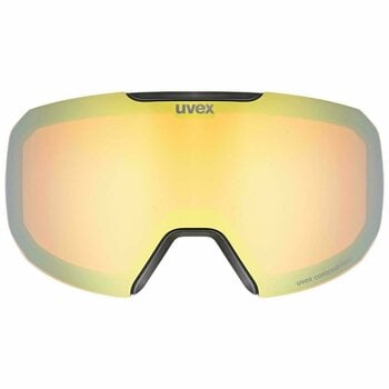 Okulary narciarskie UVEX Epic Attract Black Mat Mirror Gold/Contrastview Orange Lasergold Lite Okulary narciarskie - 3