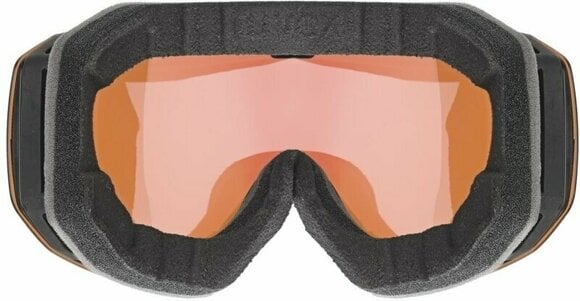 Ski Goggles UVEX Epic Attract Black Mat Mirror Gold/Contrastview Orange Lasergold Lite Ski Goggles - 4