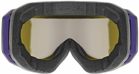 Okulary narciarskie UVEX Evidnt Attract Purple Bash Mat Mirror Ruby/Contrastview Green Lasergold Lite Okulary narciarskie - 4