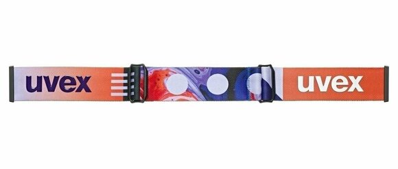 Ski-bril UVEX Evidnt Attract Purple Bash Mat Mirror Ruby/Contrastview Green Lasergold Lite Ski-bril - 6