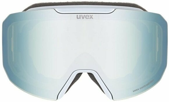 Ski Brillen UVEX Evidnt Attract Arctic Blue Mat Mirror Sapphire/Contrastview Green Lasergold Lite Ski Brillen - 2