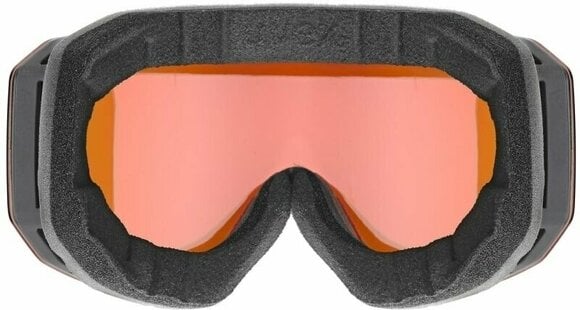 Ski Goggles UVEX Evidnt Attract Black Mat Mirror Sapphire/Contrastview Orange Lasergold Lite Ski Goggles - 2