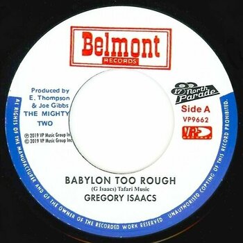 Vinyl Record Gregory Isaacs - Babylon Too Rough / I Stand Accused (7" Vinyl) - 2