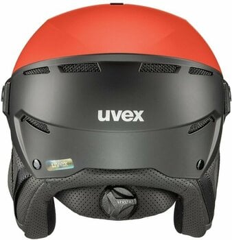 Lyžařská helma UVEX Instinct Visor Fierce Red/Black Mat 53-56 cm Lyžařská helma - 5