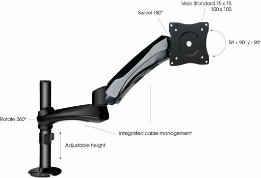 Wall mount for speakerboxes Gravity SA 6132 B - 5