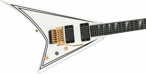 E-Gitarre Jackson MJ Series Rhoads RR24MG EB White with Black Pinstripes - 3