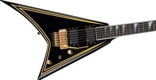Electric guitar Jackson MJ Series Rhoads RR24MG EB Black with Yellow Pinstripes Electric guitar - 2