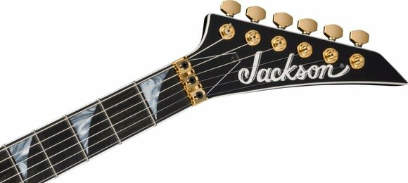 Electric guitar Jackson MJ Series Rhoads RR24MG EB Black with Yellow Pinstripes - 5