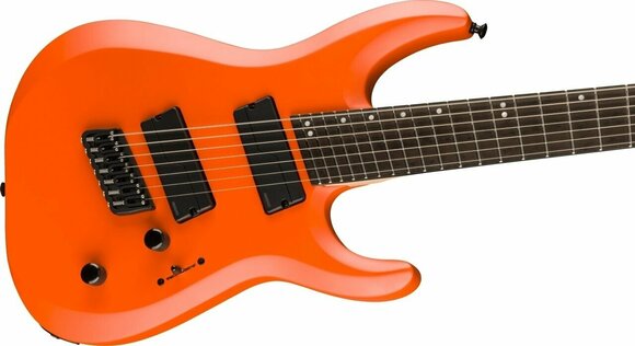 Guitarra electrica multiescala Jackson Pro Plus Series DK Modern HT7 MS EB Orange Crush - 3