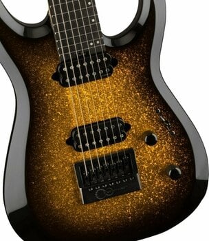 7-string Electric Guitar Jackson Pro Plus Series DK Modern EVTN7 EB Gold Sparkle - 4