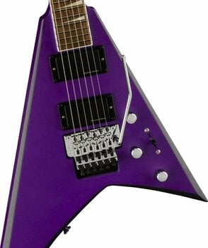 Electric guitar Jackson X Series Rhoads RRX24 LRL Purple Metallic with Black Bevels - 4