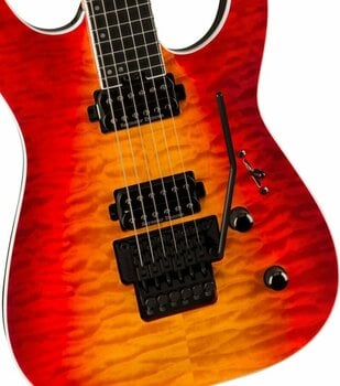 Електрическа китара Jackson Pro Plus Series Dinky DKAQ EB Firestorm - 4
