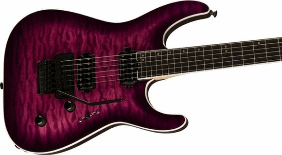 Guitare électrique Jackson Pro Plus Series Dinky DKAQ EB Transparent Purple Burst - 3