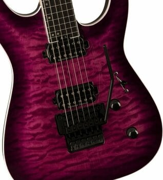E-Gitarre Jackson Pro Plus Series Dinky DKAQ EB Transparent Purple Burst - 4