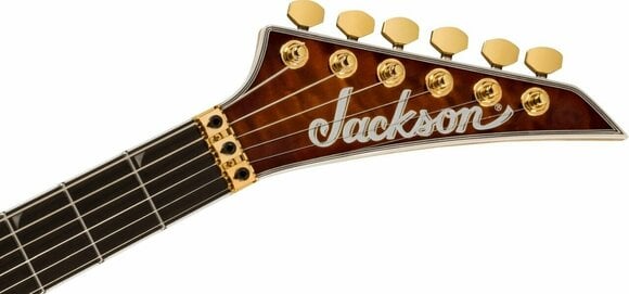 Guitare électrique Jackson Pro Plus Series Soloist SLA3Q EB Amber Tiger Eye - 5