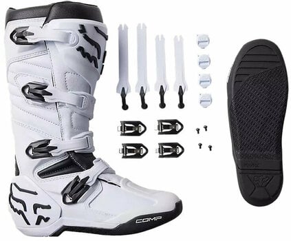 Motorcycle Boots FOX Comp Boots White 41 Motorcycle Boots - 3