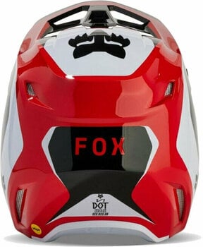 Čelada FOX V1 Nitro Helmet Fluorescent Red M Čelada - 4