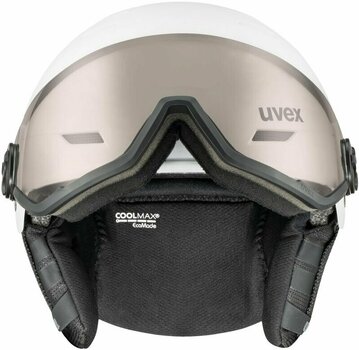 Lyžařská helma UVEX Wanted Visor Pro V White Mat 54-58 cm Lyžařská helma - 3