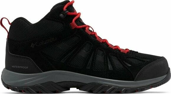 Mens Outdoor Shoes Columbia Men's Redmond III Mid Waterproof Shoe Black/Mountain Red 41,5 Mens Outdoor Shoes - 2