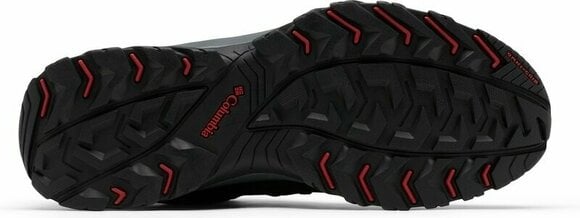 Mens Outdoor Shoes Columbia Men's Redmond III Mid Waterproof Shoe Black/Mountain Red 41,5 Mens Outdoor Shoes - 9